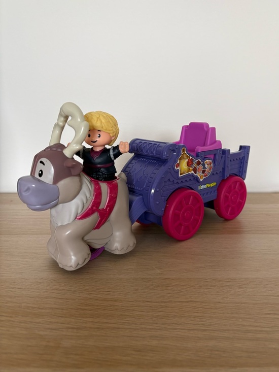 Fisher-Price Other - Fisher-Price Little People Disney Frozen Kristoff’s Wagon with Kristoff Figure